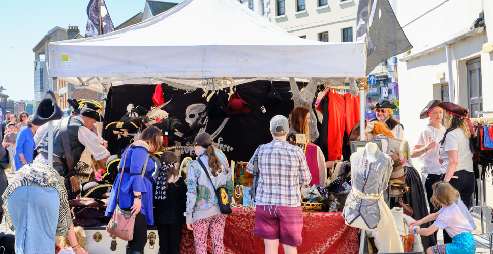 Stall at Pirates Weekend